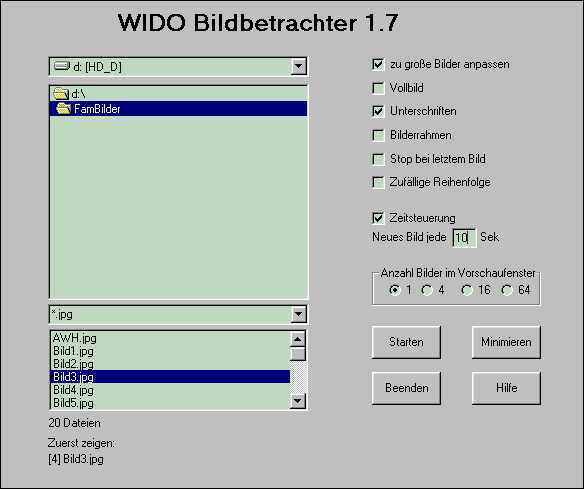 WIDO Bildbetrachter Screenshot